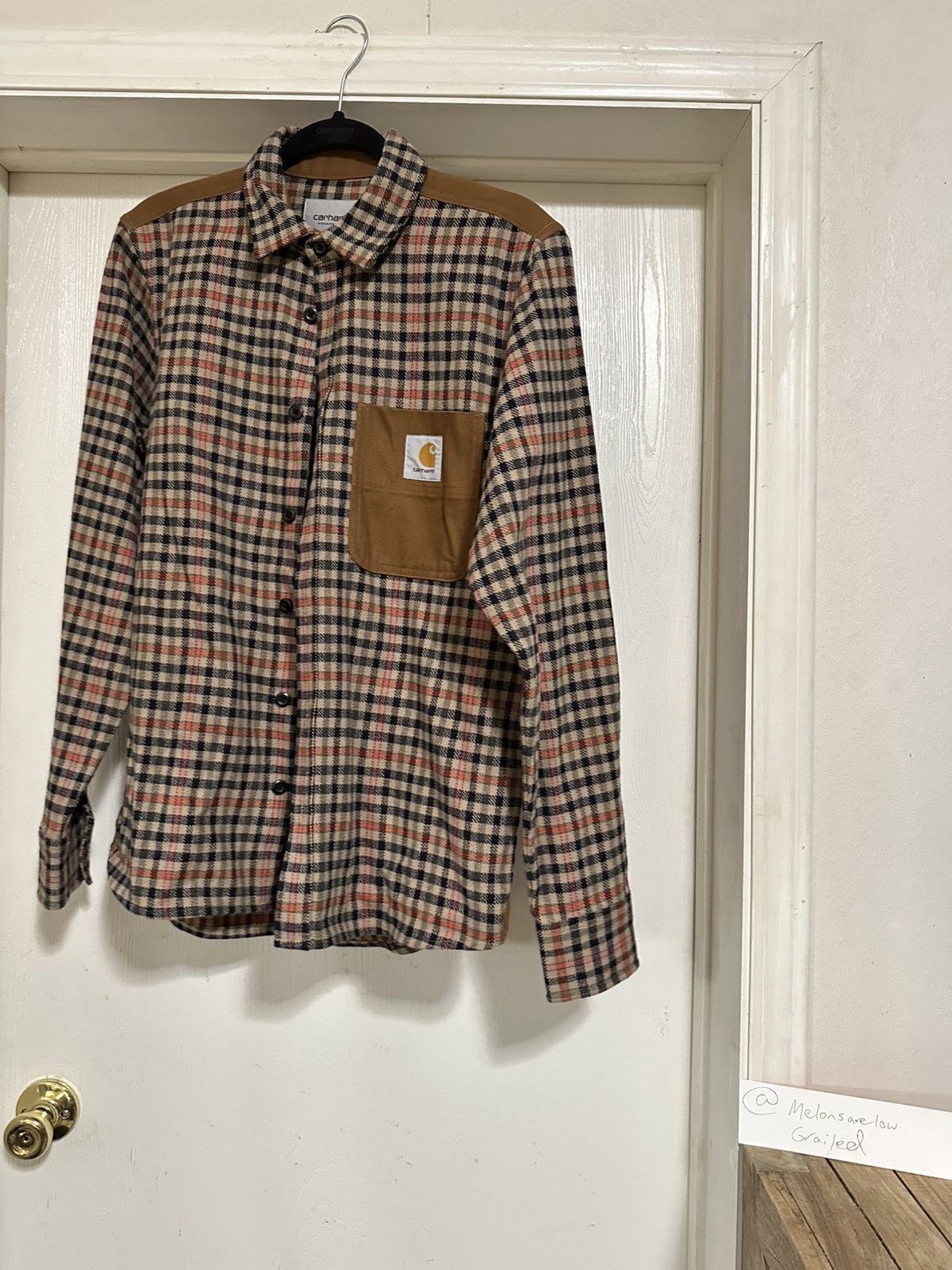 Carhartt Wip Carhartt WIP Button Up Wool Flannel, Small Size US S / EU 44-46 / 1 - 1 Thumbnail