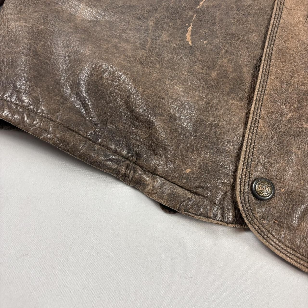 Japanese Brand × Vintage Vintage leather jacket Size US XXL / EU 58 / 5 - 4 Thumbnail