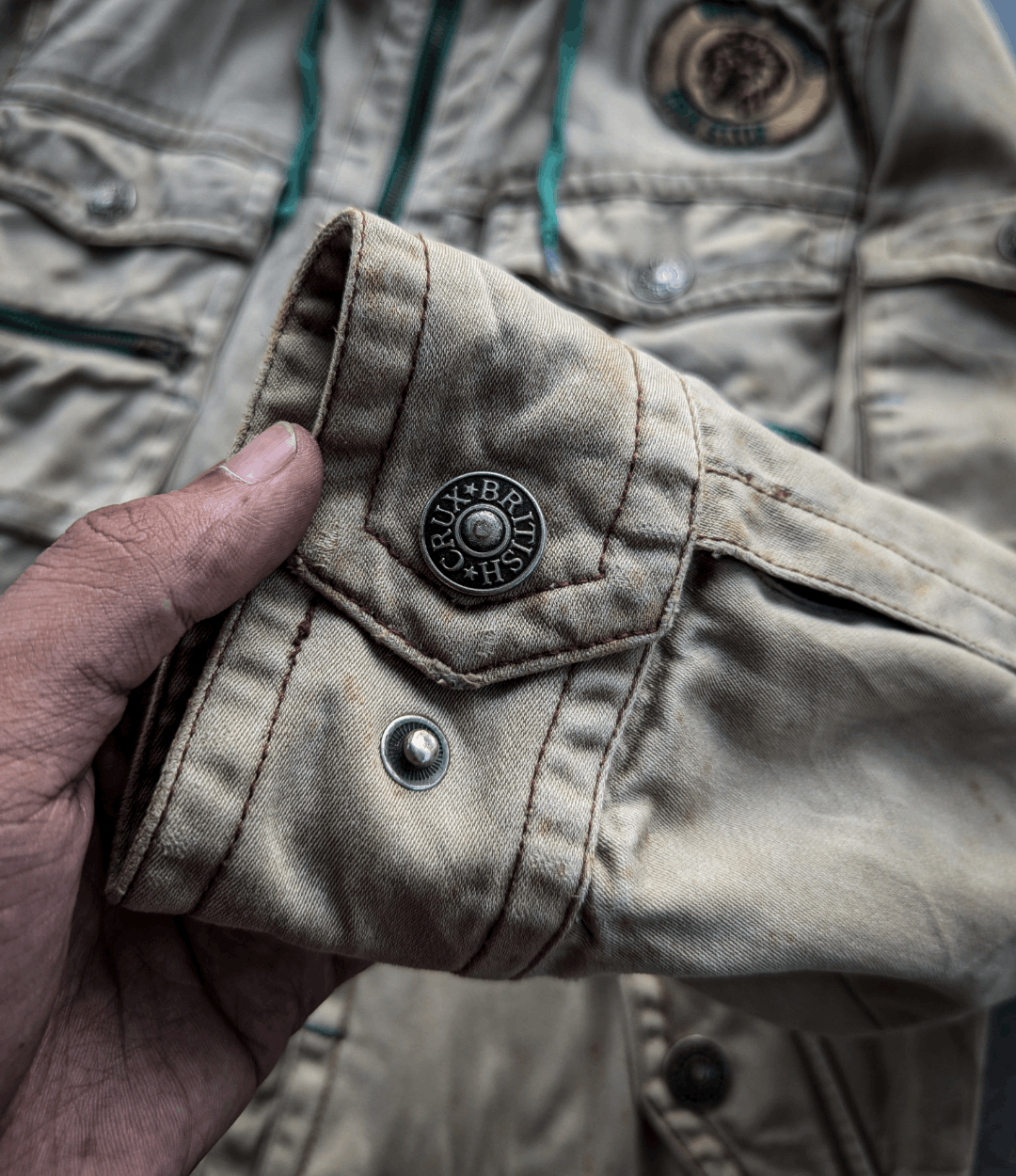 Vintage Crux British Tactical Jacket Size US L / EU 52-54 / 3 - 6 Thumbnail
