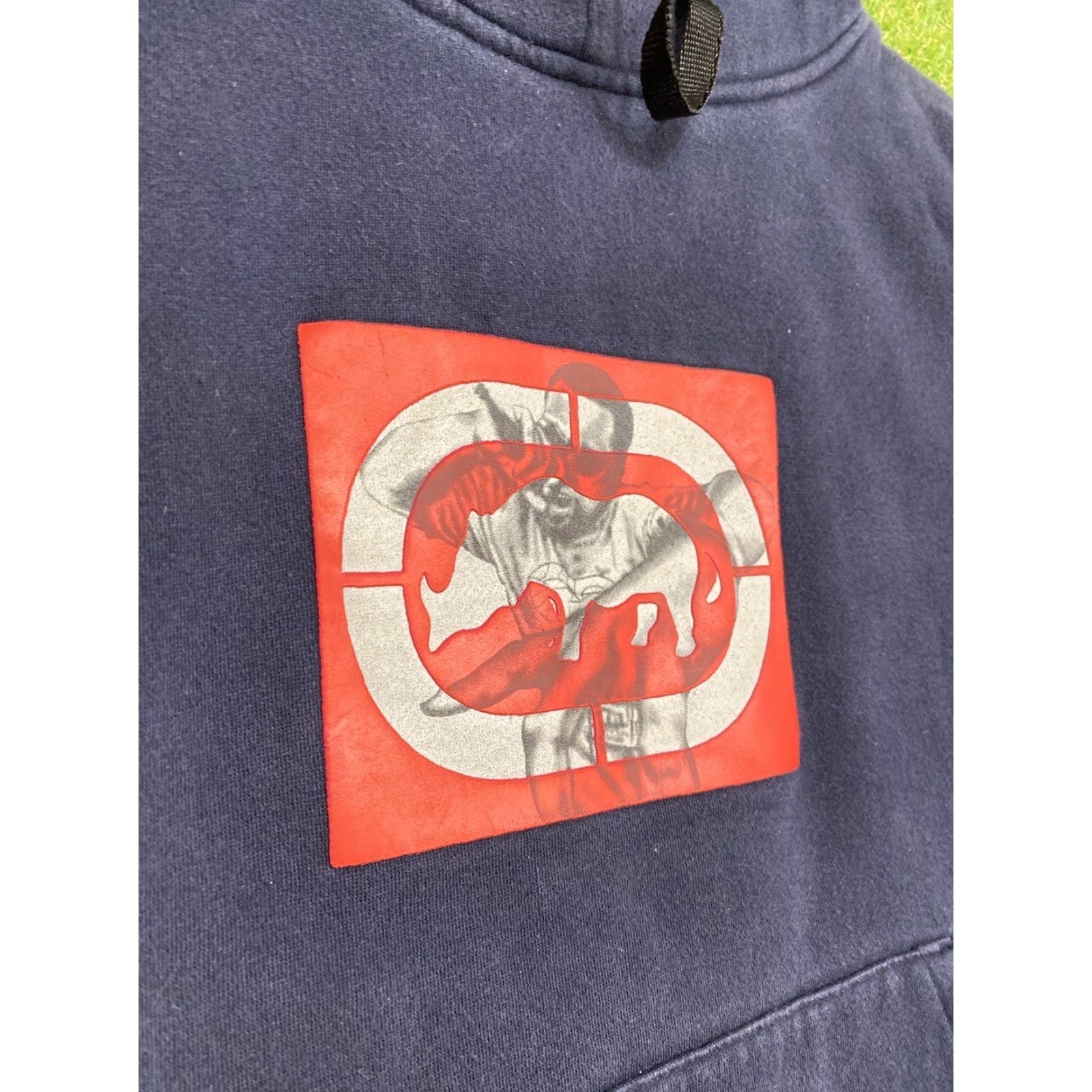 JNCO VINTAGE ECKO Hoodie Mens XL Red Crew Neck Long Sleeve Graphic Print 90s Hip Hop Skater Baggy Size US XL / EU 56 / 4 - 5 Thumbnail