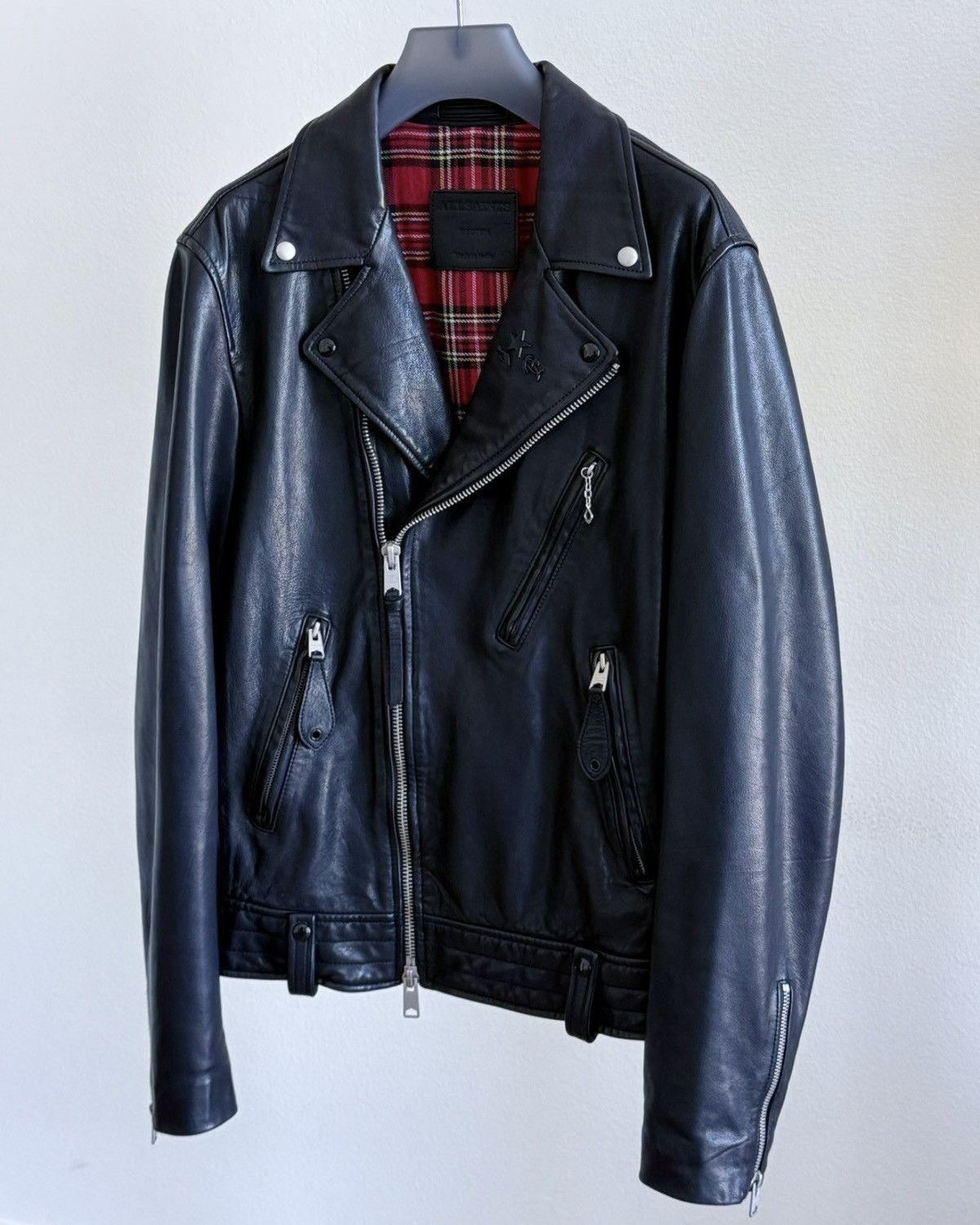 Allsaints AllSaints Comet Biker Leather Jacket Size M - NEW Size US M / EU 48-50 / 2 - 1 Thumbnail