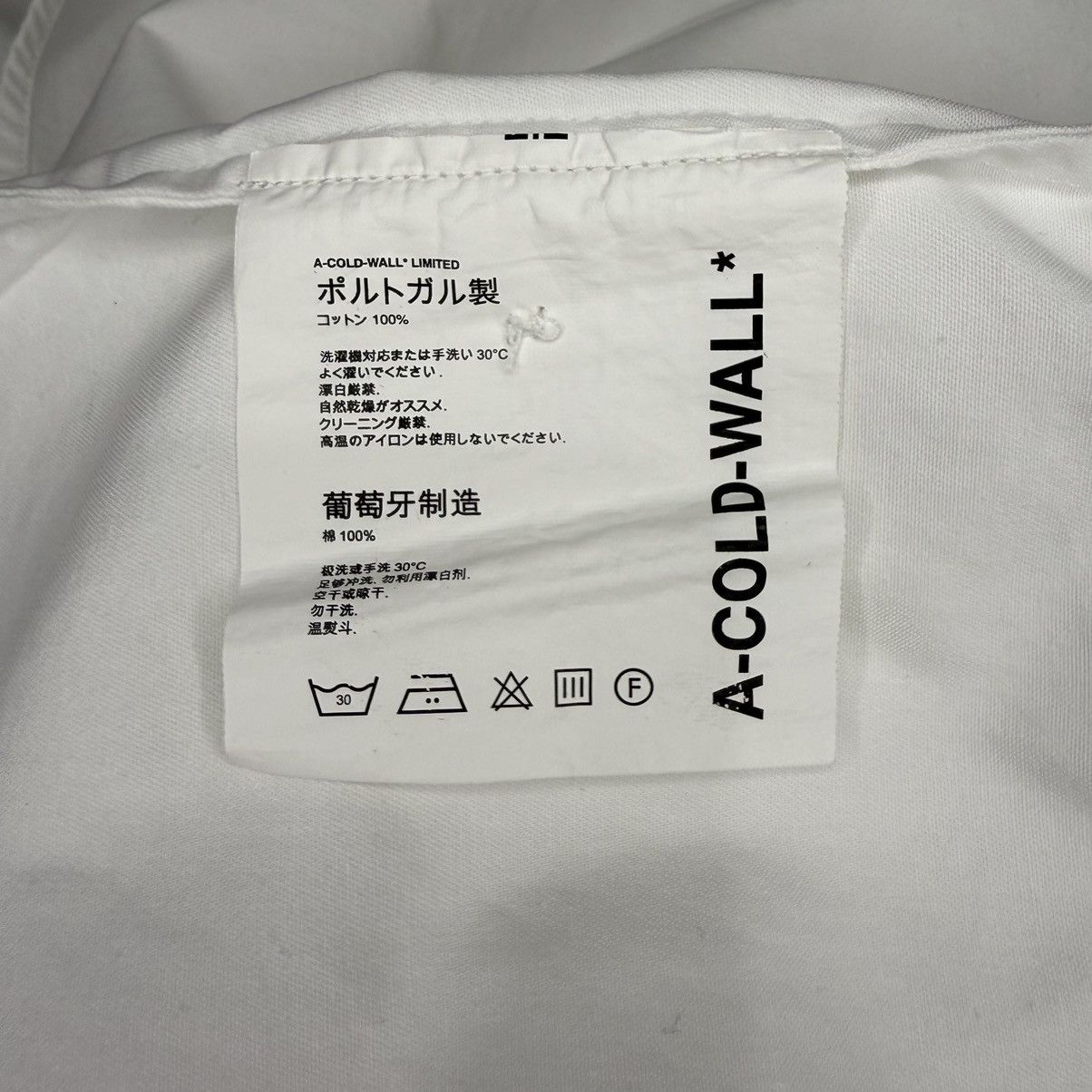 A-COLD-WALL* A-Cold-Wall* ACW Button Down Shirt Size US L / EU 52-54 / 3 - 8 Thumbnail