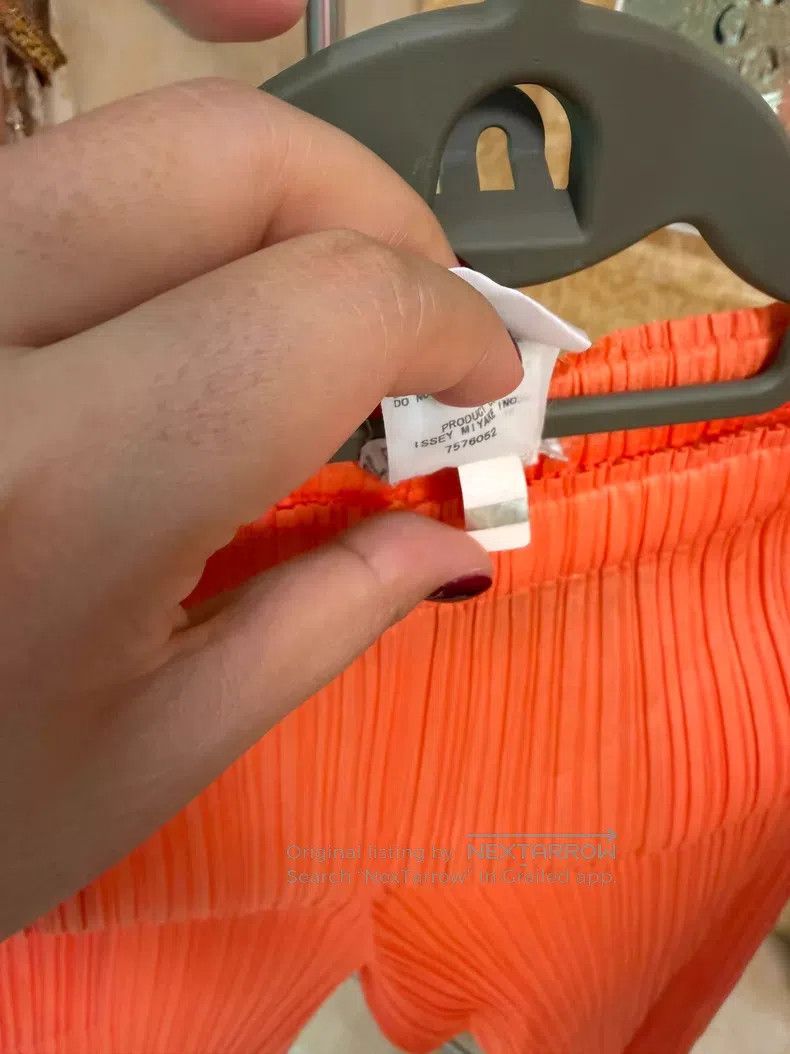 Issey Miyake Issey Miyake Orange Straight Pants Size 25" / US 0 / IT 36 - 3 Thumbnail