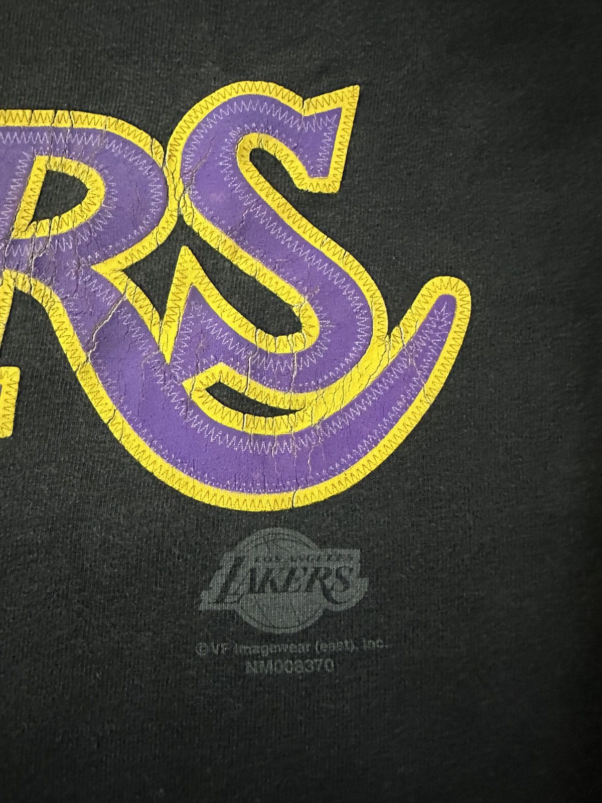 NBA × Vintage Vintage 90’s LA Lakers Nice Sunfaded Size US XL / EU 56 / 4 - 2 Thumbnail