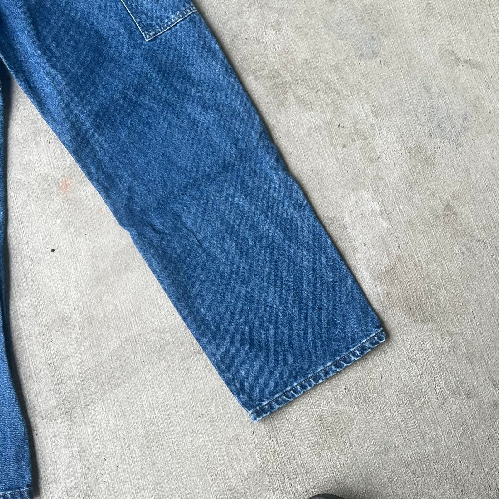 Carhartt × Vintage Carhartt blue denim jeans double knee work carpenter pants Size US 30 / EU 46 - 10 Thumbnail