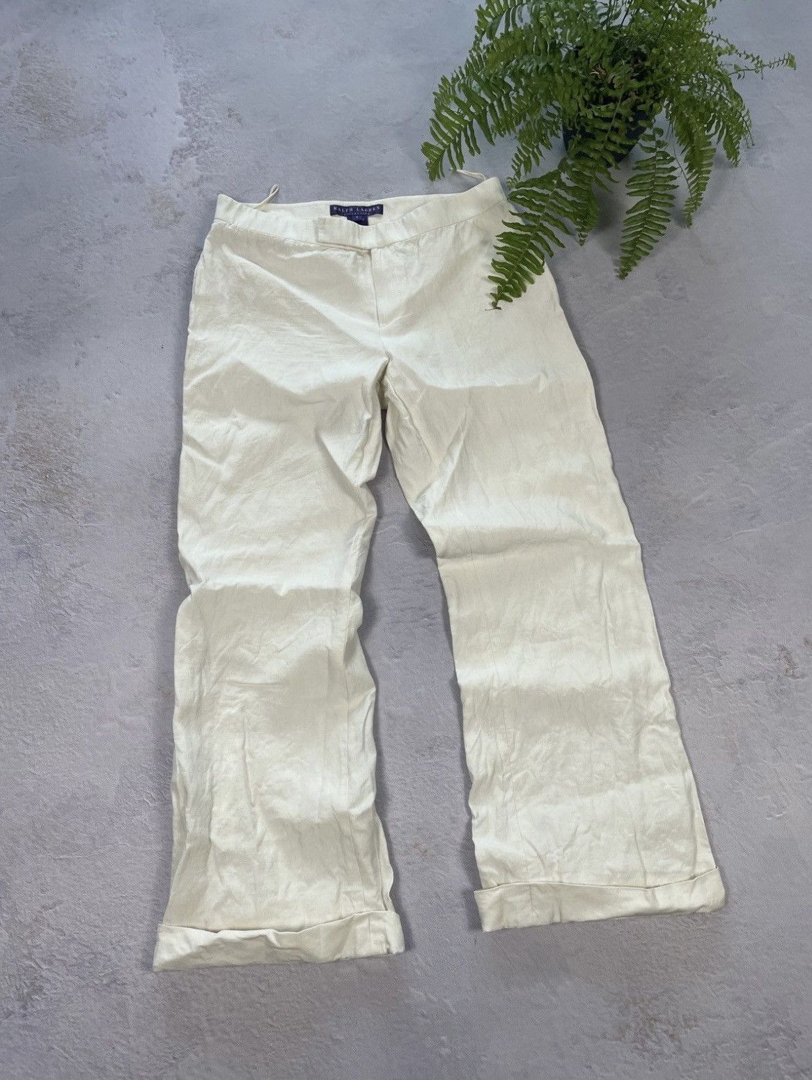 Ralph Lauren Purple Label Linen Trousers
