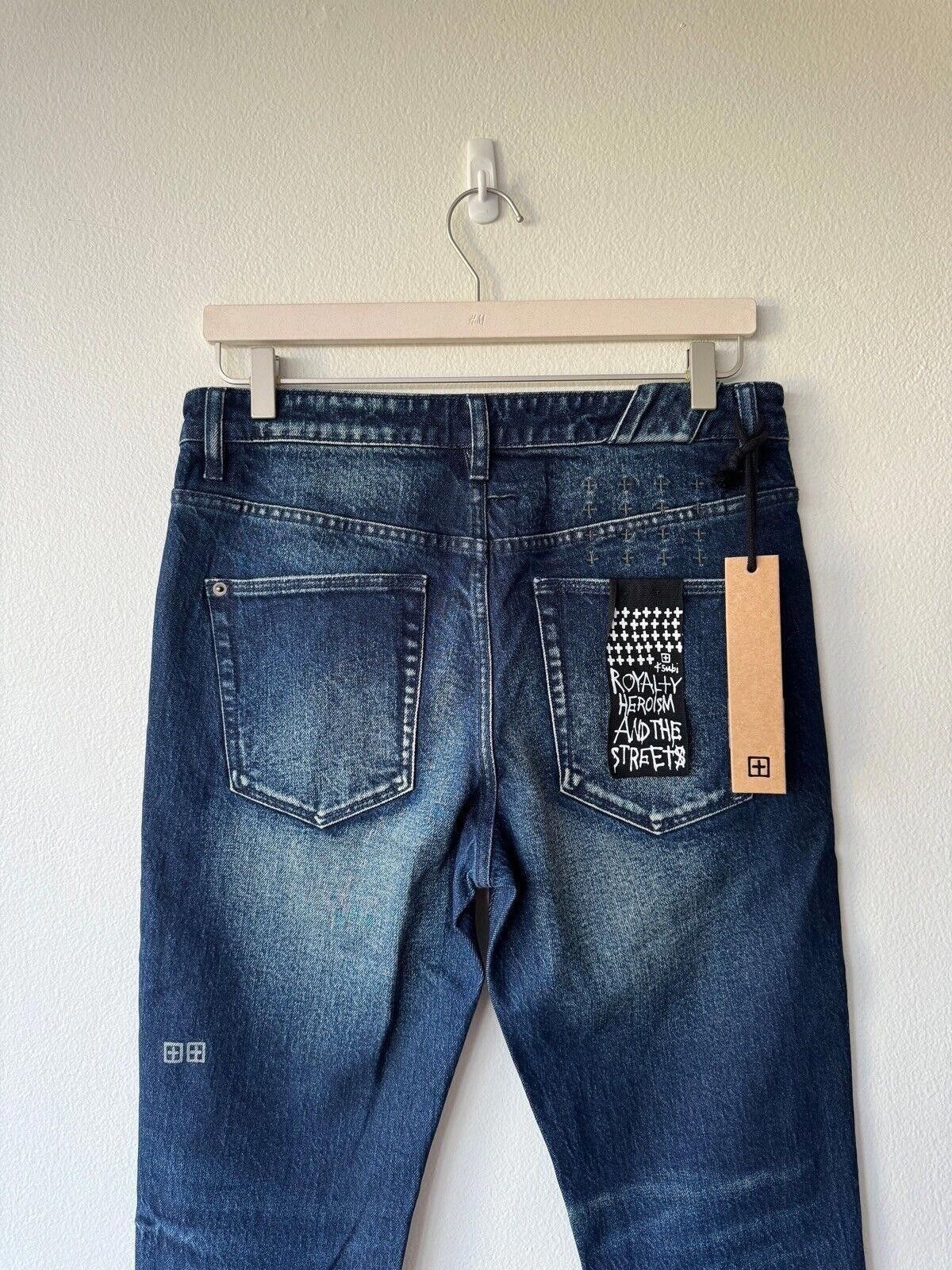 Ksubi new Ksubi mens denim jean chitch 32 blue lowlite no rips Size US 32 / EU 48 - 6 Thumbnail