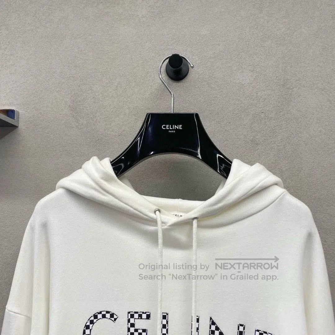 Celine Celine White Logo Sweatshirt. Size US XXL / EU 58 / 5 - 4 Thumbnail