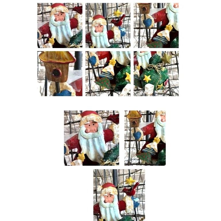 Designer × Vintage NWT VTG Kurt Adler Santa Cardinal Birdhouse Christmas Tree Size ONE SIZE - 10 Thumbnail