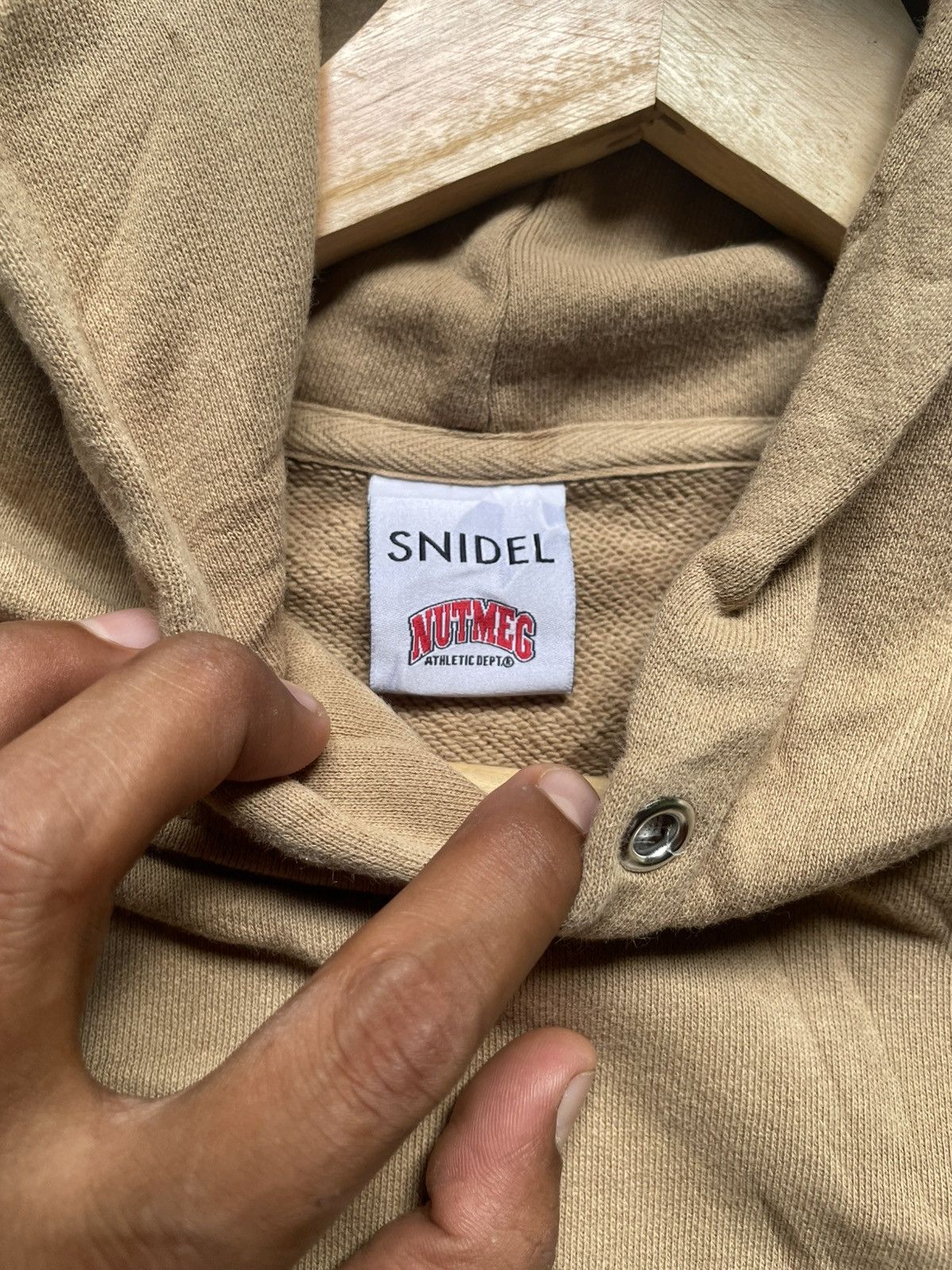 Nutmeg SNIDEL x Sleeveless x Hoodie Size US XXL / EU 58 / 5 - 4 Thumbnail