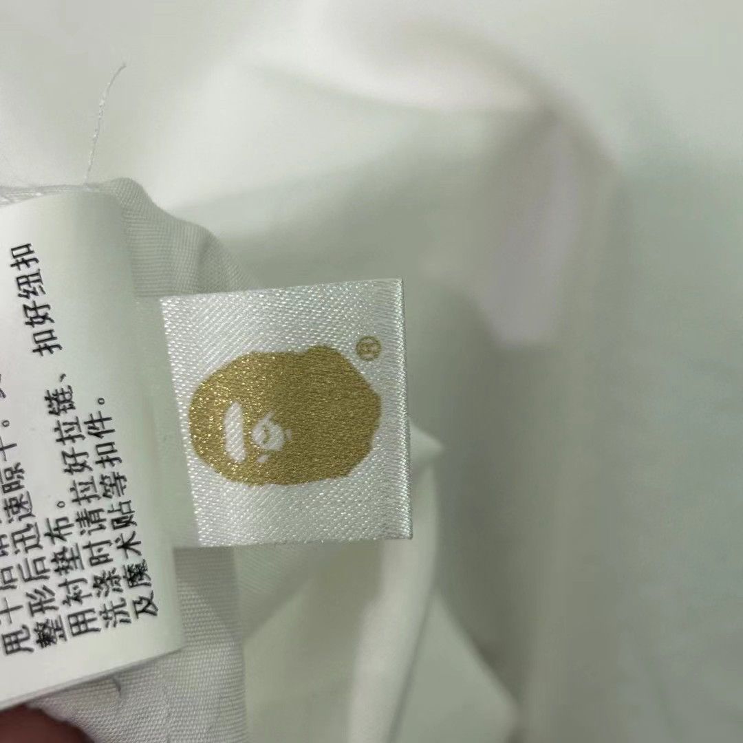 Bape ONE POINT POCKET BUTTON UP S/S SHIRT Size US L / EU 52-54 / 3 - 7 Thumbnail