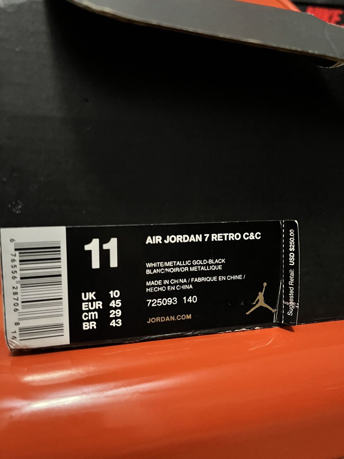 Jordan Brand Jordan 7 Retro Championship Pack Champagne Size US 11 / EU 44 - 8 Thumbnail