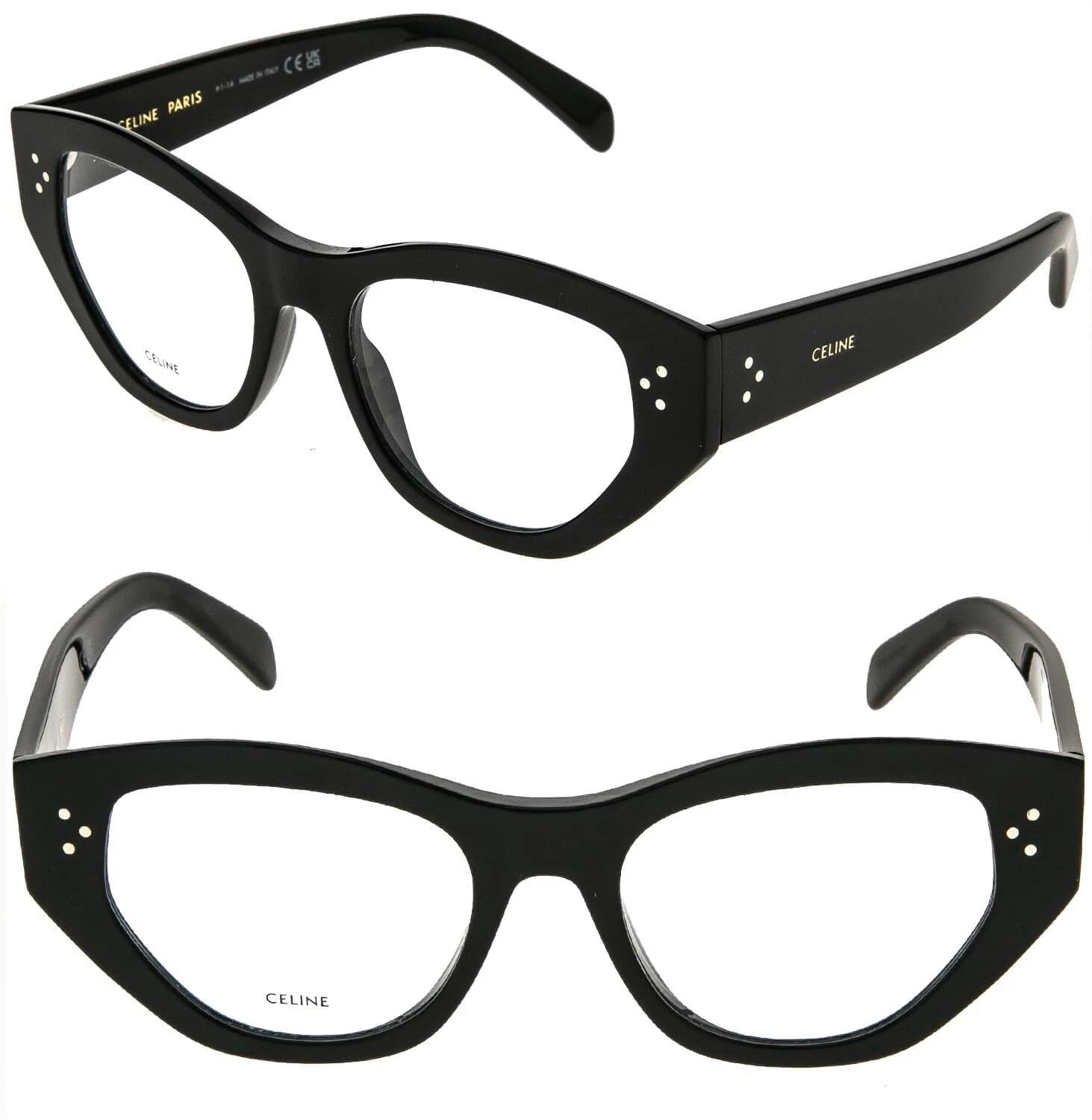 Celine CELINE 50111 3 Dots Black Optical Fashion CL50111I 001 Size ONE SIZE - 1 Thumbnail