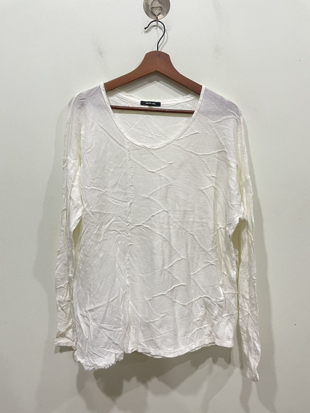Designer × Pas de Calais × Vintage Pas de Calais white Blouse Size XS / US 0-2 / IT 36-38 - 1 Thumbnail