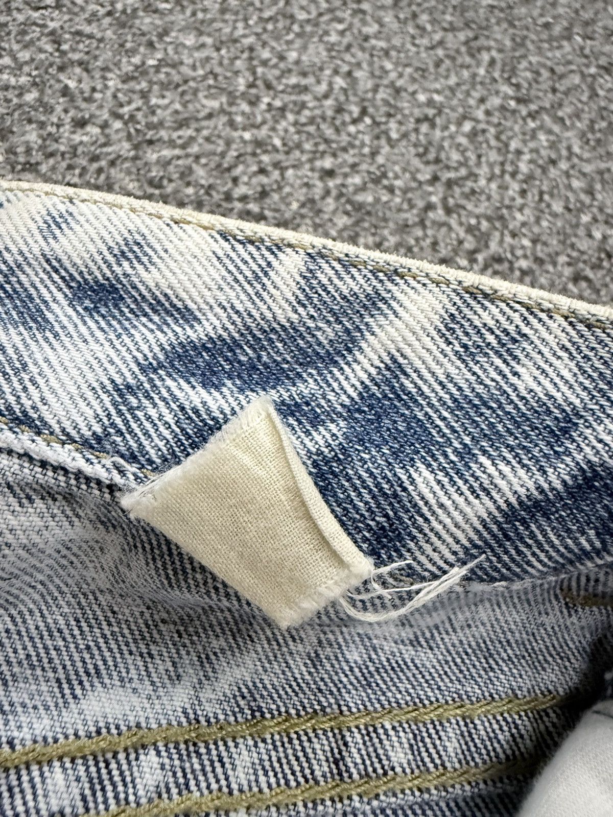 Fashion Victim Vintage 15.5oz Acid Wash Aging Faded Express Japanese Denim Size US 30 / EU 46 - 18 Thumbnail