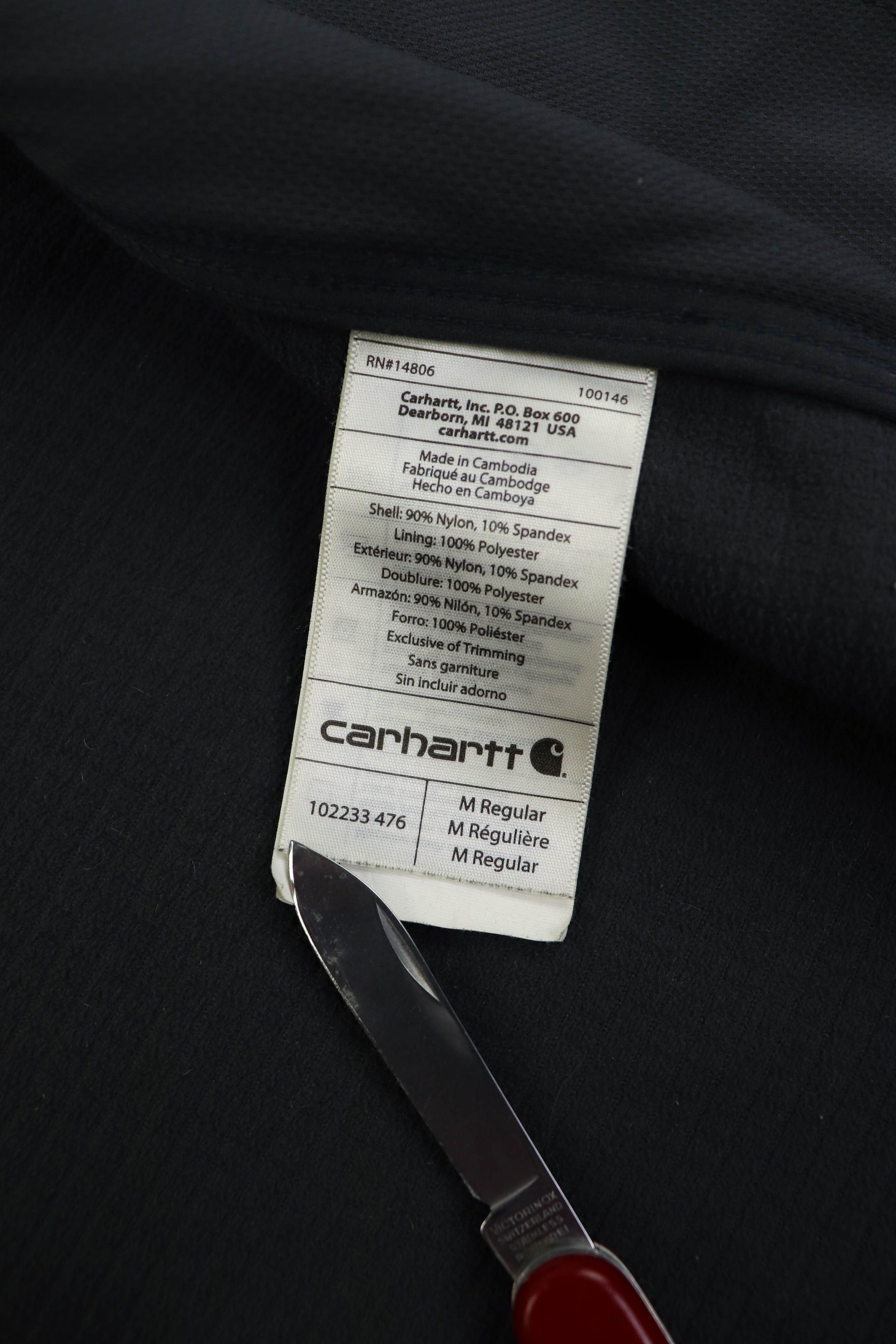 Carhartt Carhartt Distressed Blue Soft Shell Denwood Zip Work Jacket Size US M / EU 48-50 / 2 - 15 Thumbnail
