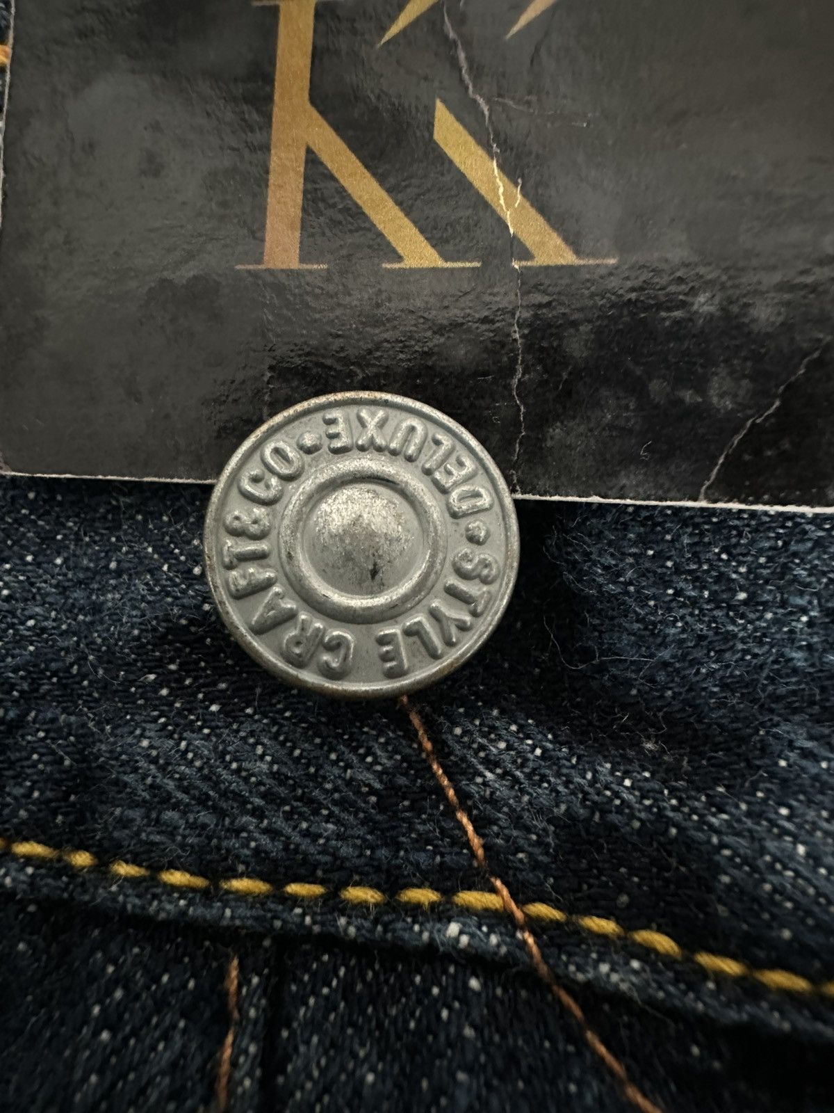 Evisu EVISU DAICOCK SEAGULLS BLUE SELVEDGE Size US 31 - 5 Thumbnail