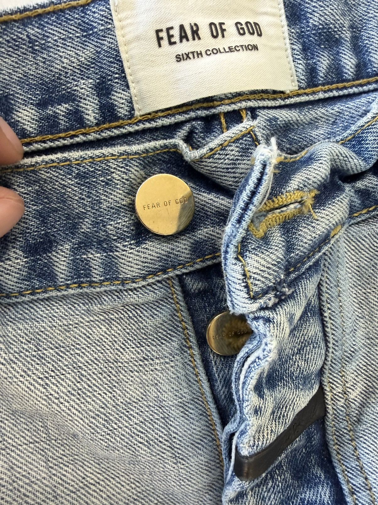 Fear of God Fear of god sixth collection jeans size 31 Size US 31 - 3 Thumbnail