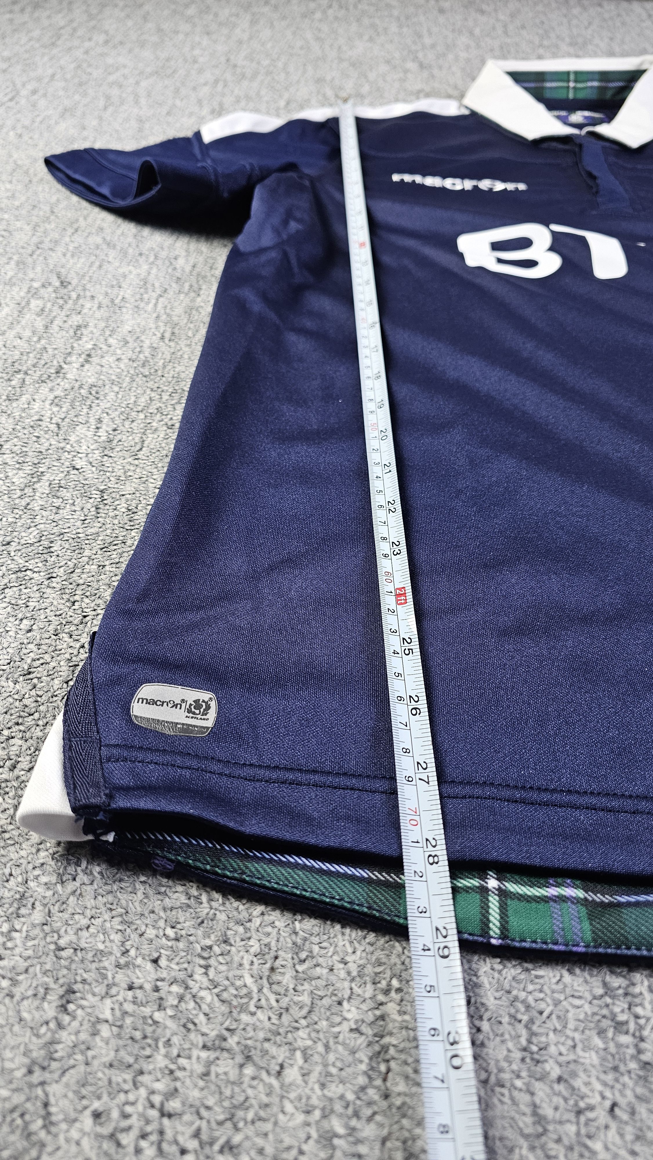 Macron Macron Scotland Rugby Union 2018/19 Home Jersey BT Navy 2XL Size US XL / EU 56 / 4 - 12 Thumbnail