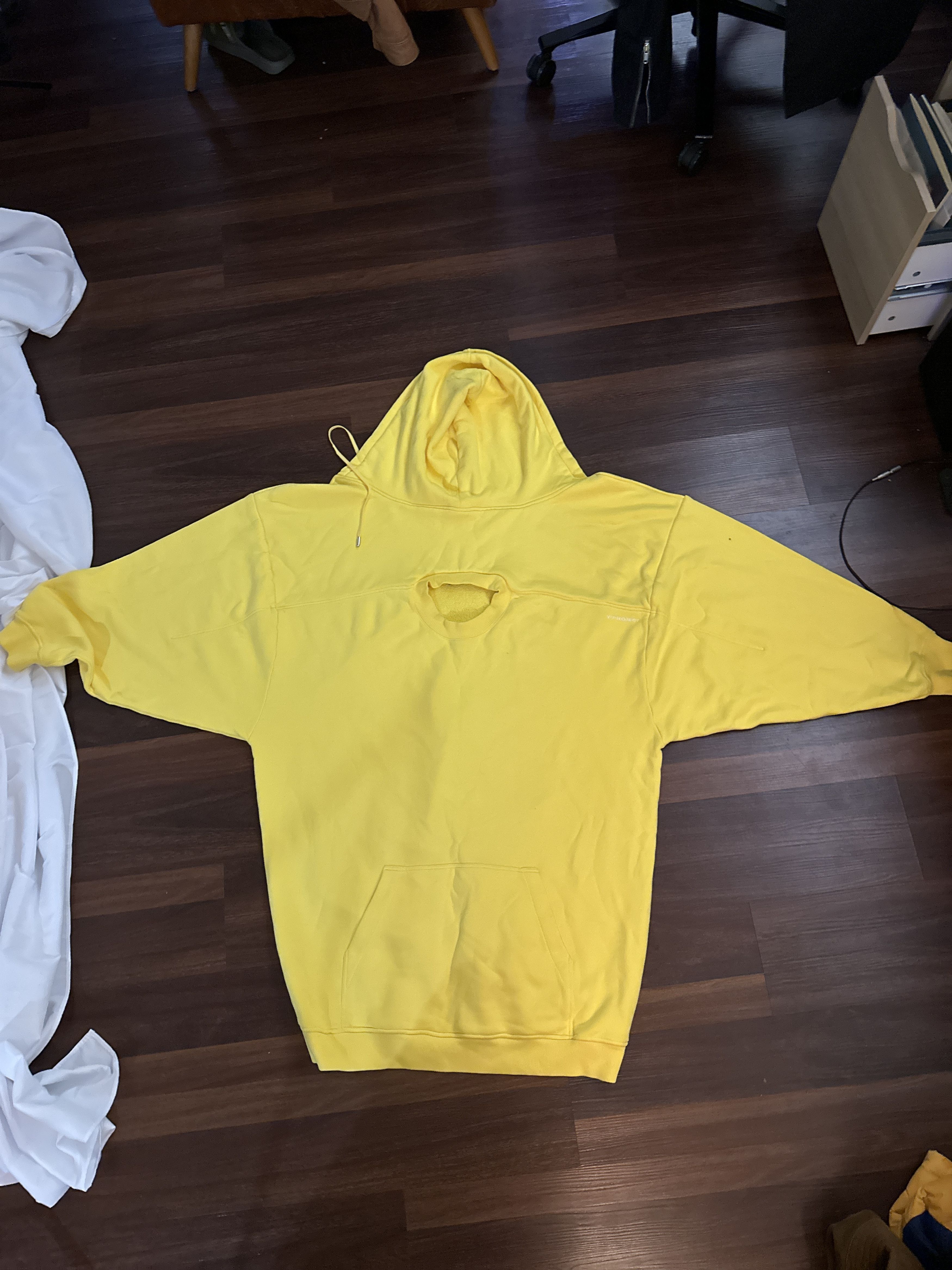 Y/Project Y/Project runway batwing sleeve drawstring hoodie