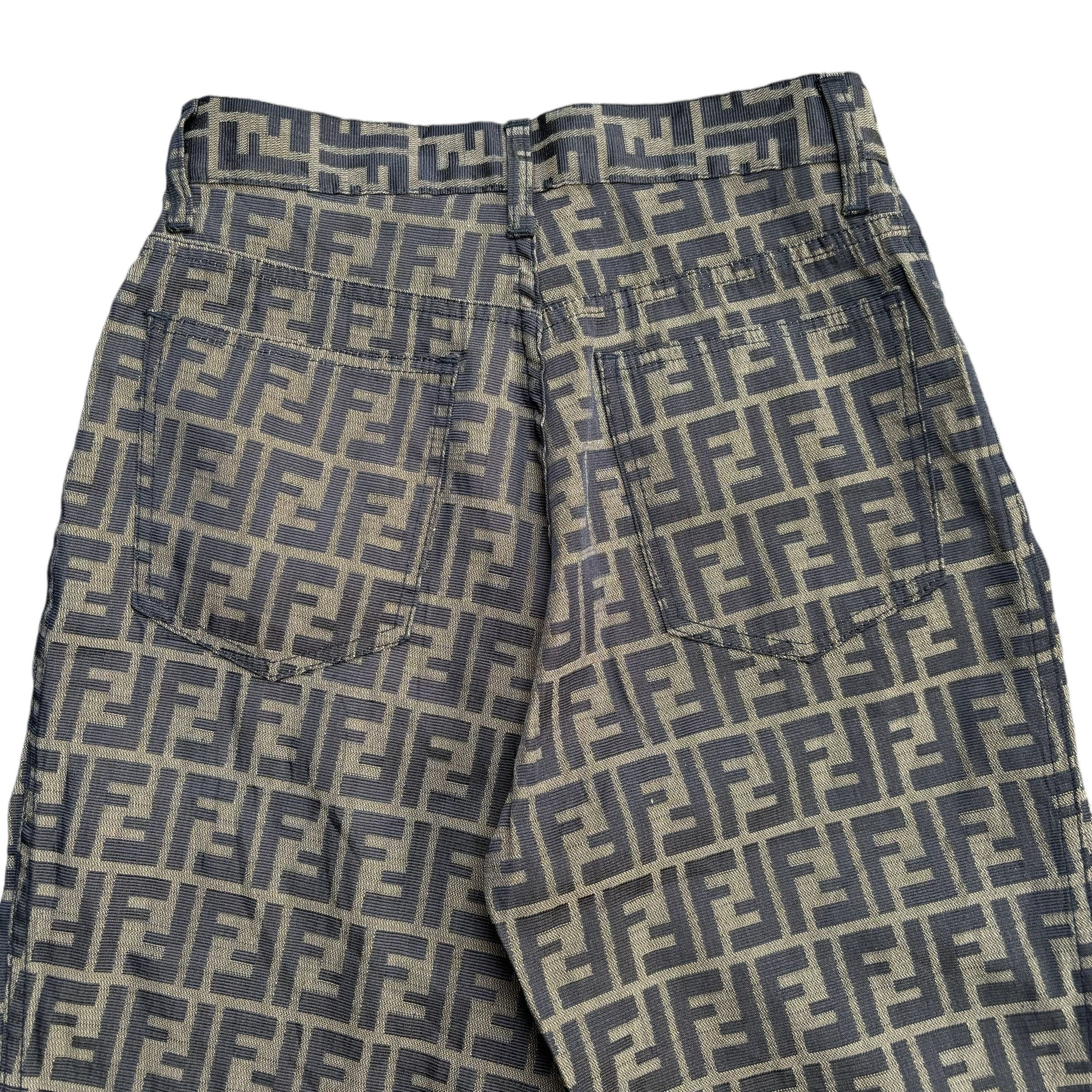 Fendi Vintage Fendi Zucca Jeans Size 28" / US 6 / IT 42 - 6 Thumbnail