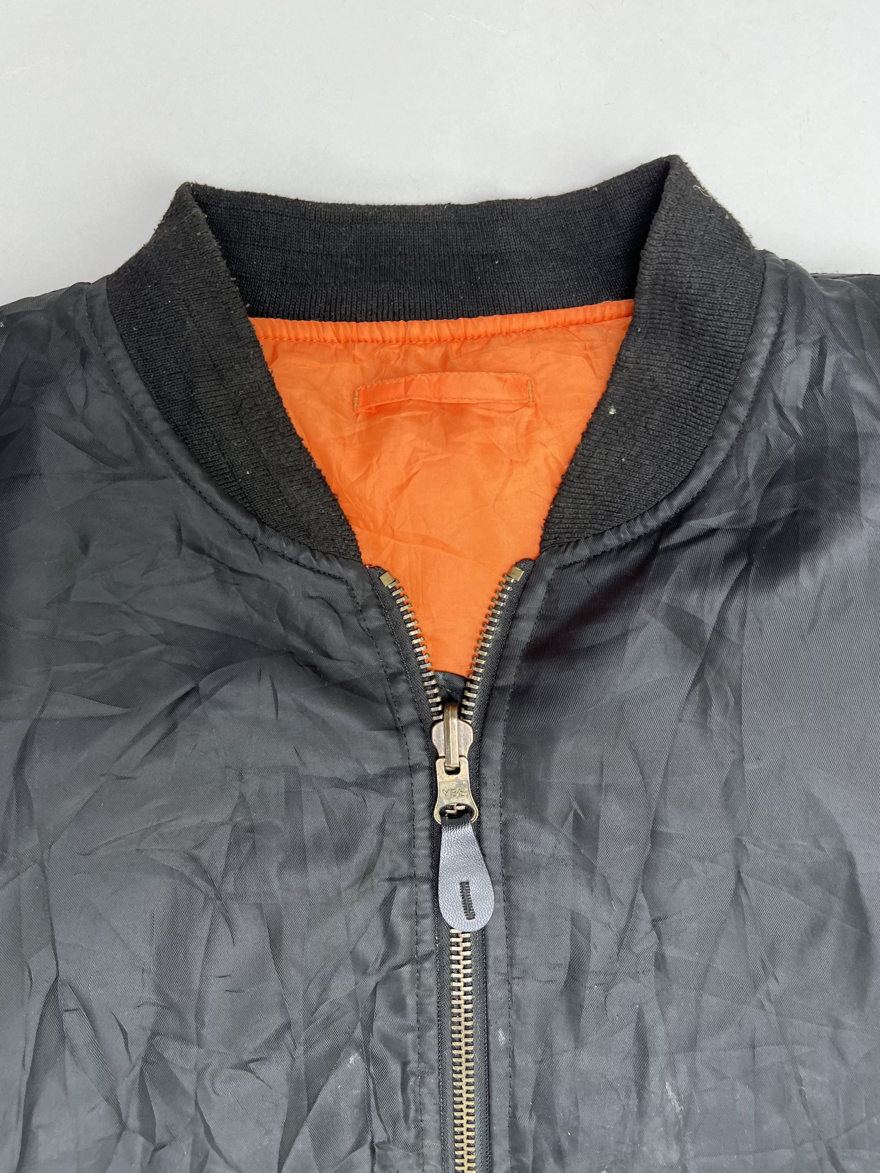 Vintage VINTAGE BOMBER MA-1 JACKET BLACK 3XL Size US XXL / EU 58 / 5 - 2 Thumbnail