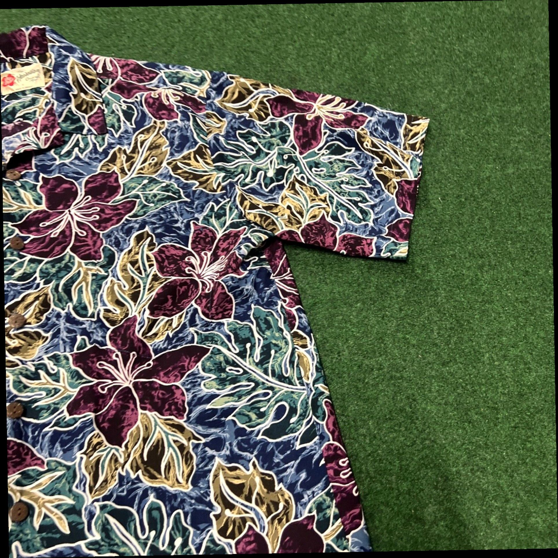 Hilo Hattie HILO HATTIE HAWAIIAN Shirt, M Vintage 90s Made In Hawaii Beach Summer Size US M / EU 48-50 / 2 - 3 Thumbnail