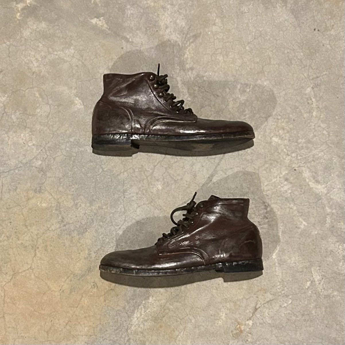 Designer × Dolce & Gabbana Rare Dolce & Gabbana Leather Gold Painted Boots US 10 Size US 10 / EU 43 - 2 Thumbnail