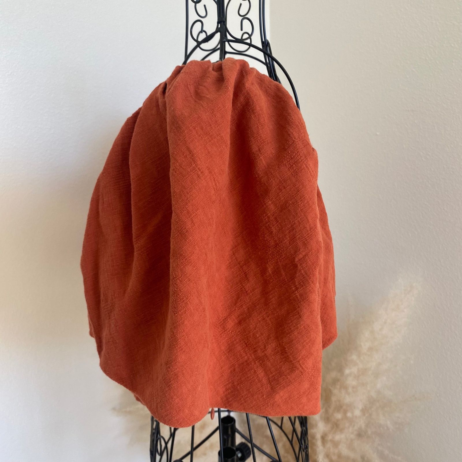 Jonathan Simkhai Jonathan Simkhai Puff Sleeves Cotton/Linen Quince Crop Top Size M / US 6-8 / IT 42-44 - 5 Thumbnail