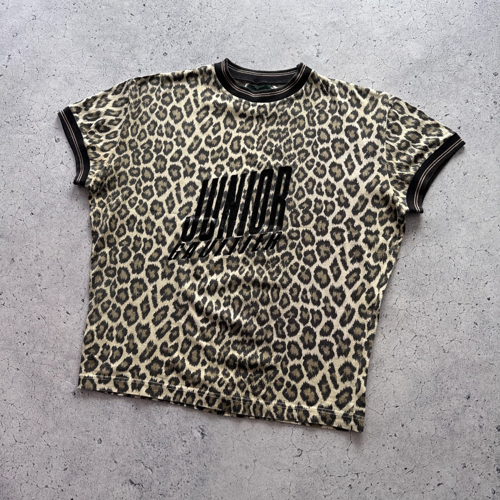 Jean Paul Gaultier Vintage Jean Paul Gaultier Junior Leopard 80s T Shirt Womens Size XL / US 12-14 / IT 48-50 - 2 Thumbnail