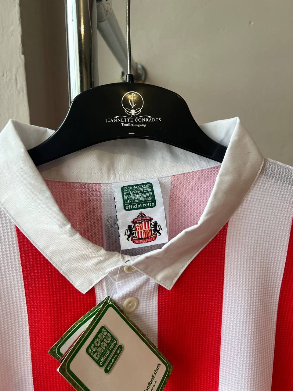 Vintage NEW! 1997/99 SUNDERLAND RETRO REMAKE HOME SOCCER JERSEY XL Size US XL / EU 56 / 4 - 10 Thumbnail
