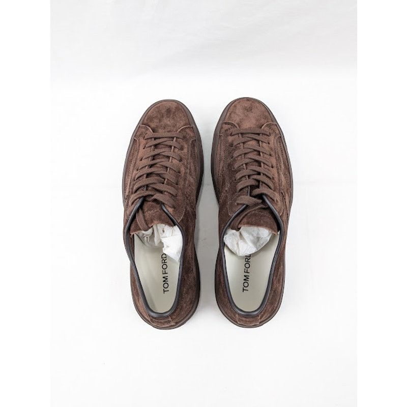 Tom Ford o1rshd1 Low-Top Sneakers in Chocolate Brown Size US 8 / EU 41 - 19 Thumbnail