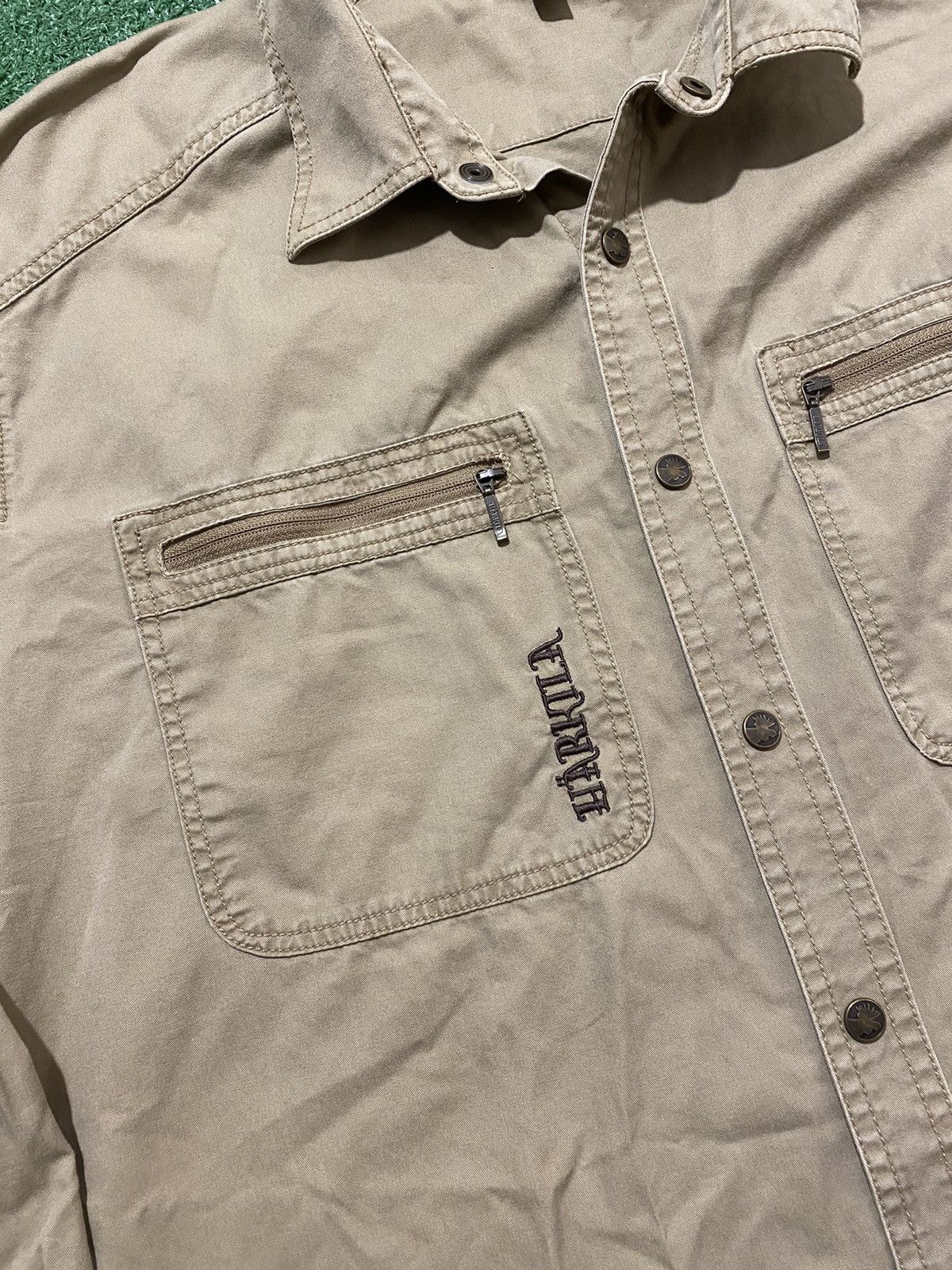 Vintage Harkila tee button up Size US XXL / EU 58 / 5 - 2 Thumbnail