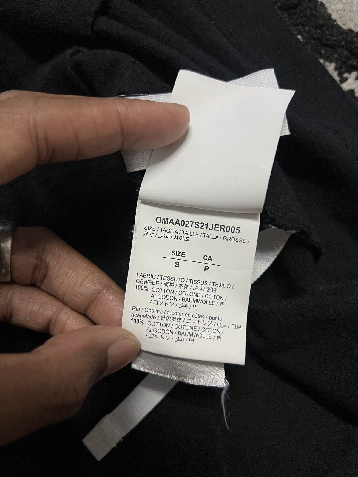 Off-White Off White Tee Shirt Virgil Black Small Size US S / EU 44-46 / 1 - 11 Thumbnail