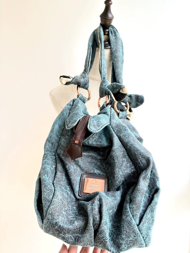 Vivienne Westwood Vivienne Westwood size os Blue and green marble pattern sho Size ONE SIZE - 2 Thumbnail