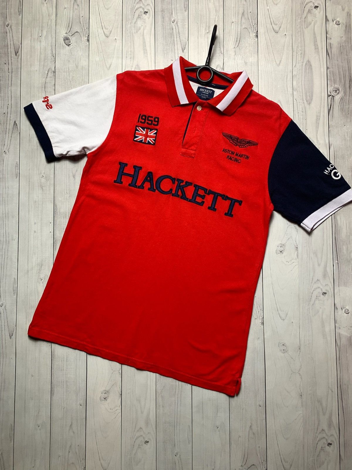 Hackett × Vintage Vintage Hackett Racing polo Aston Martin big logo size XL Size US XL / EU 56 / 4 - 1 Thumbnail