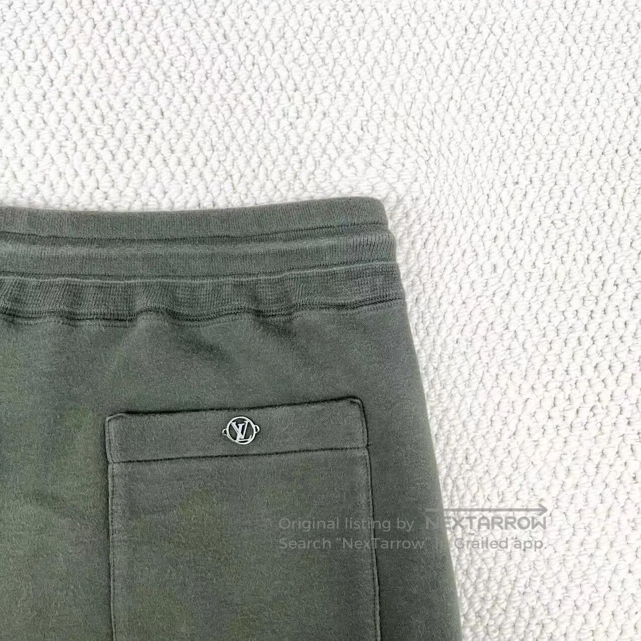 Louis Vuitton louis vuitton olive green drawstring pants. Size US 44 / EU 60 - 4 Thumbnail