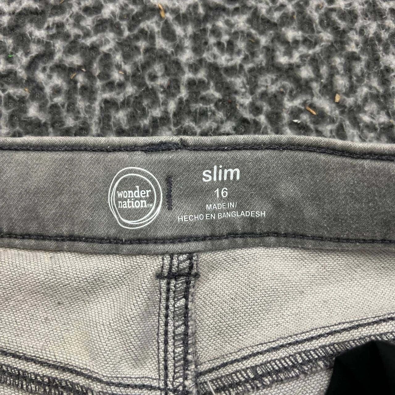 Other Wonder Nation Jeans Women 16 Slim Fit Denim Pockets 28x28 Size 28" / US 6 / IT 42 - 7 Thumbnail