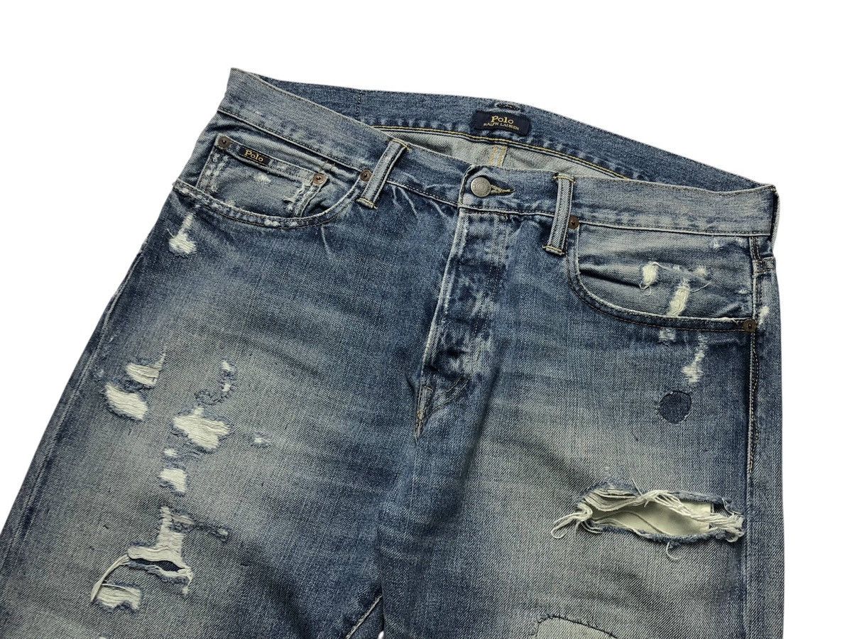 Polo Ralph Lauren Polo Ralph Lauren distressed patchwork jeans Size US 33 - 3 Thumbnail