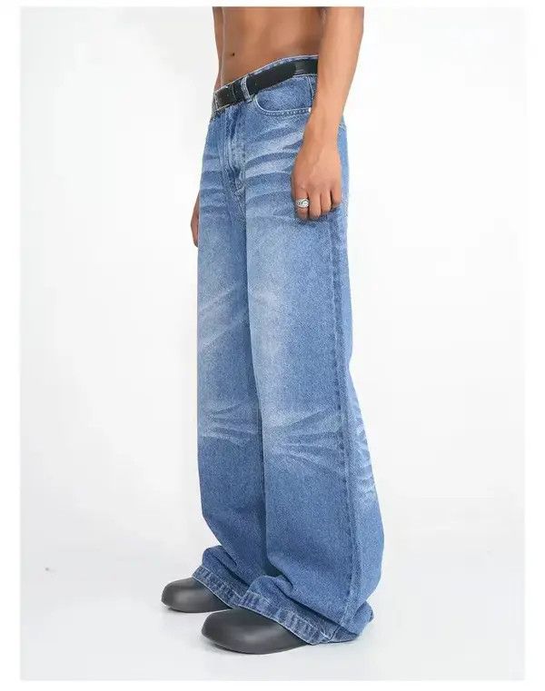 Designer × Japanese Brand × Vintage distressed faded baggy flared pants Size US 32 / EU 48 - 3 Thumbnail