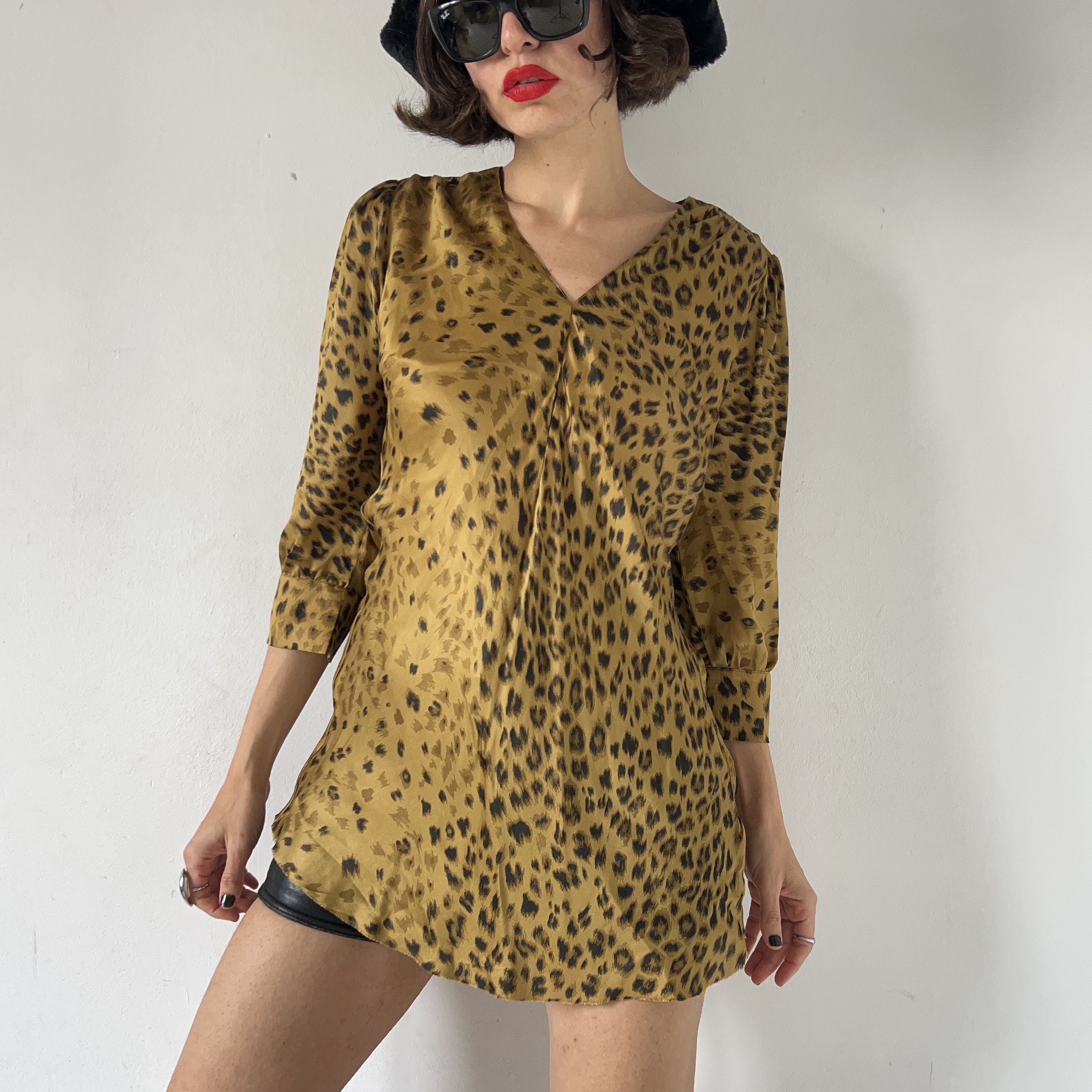 Replay Replay animal print mob wife viscose blouson Size M / US 6-8 / IT 42-44 - 5 Thumbnail