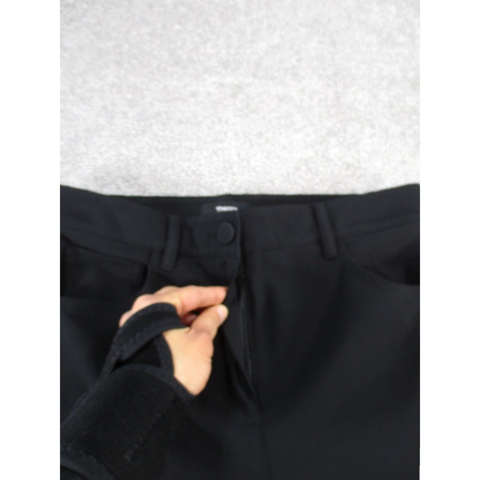 Theory THEORY Womens Pants 2 Five Pocket Treeca K Black Slim Fit Dress Pants Size 26" / US 2 / IT 38 - 3 Thumbnail