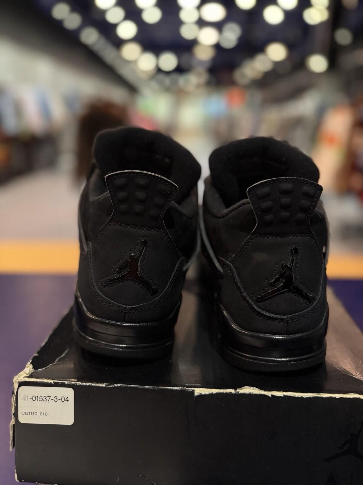 Jordan Brand Jordan Air Jordan 4 Black Cat Low Top Sneaker 2020 Men's 9.5 Size US 9.5 / EU 42-43 - 6 Thumbnail