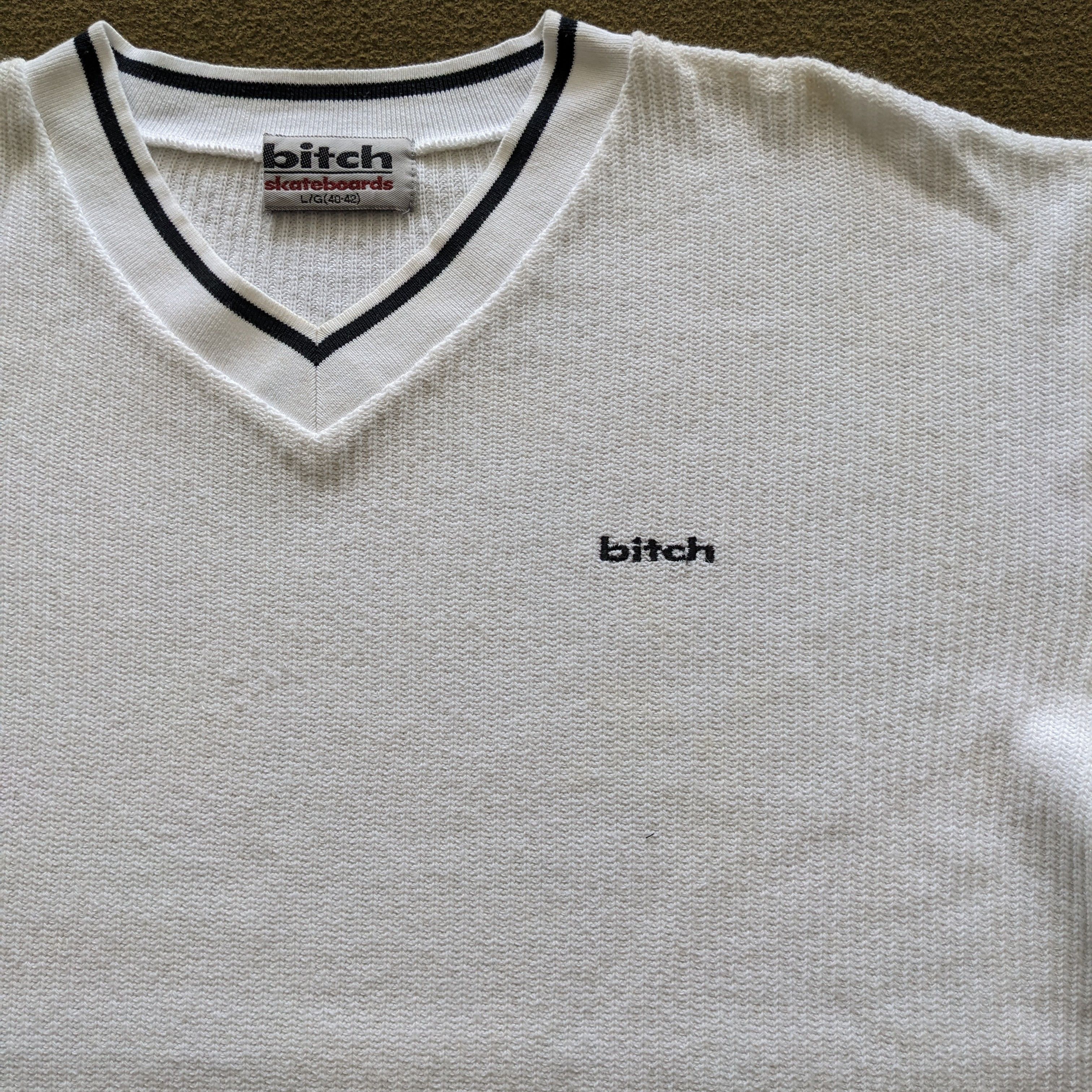 Vintage Vintage BITCH SKATEBOARD Style Sweatshirt Size US L / EU 52-54 / 3 - 2 Thumbnail
