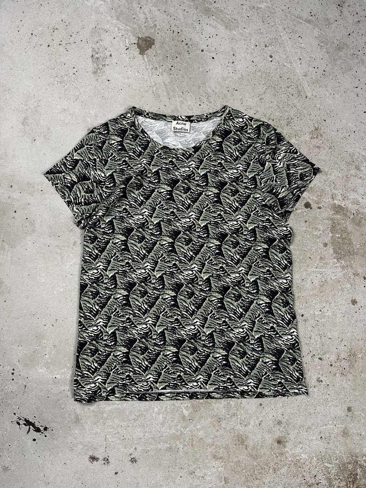 Acne Studios Acne Studios Standard Wild PSS16 Camo All Over Print Tee Size US M / EU 48-50 / 2 - 1 Thumbnail