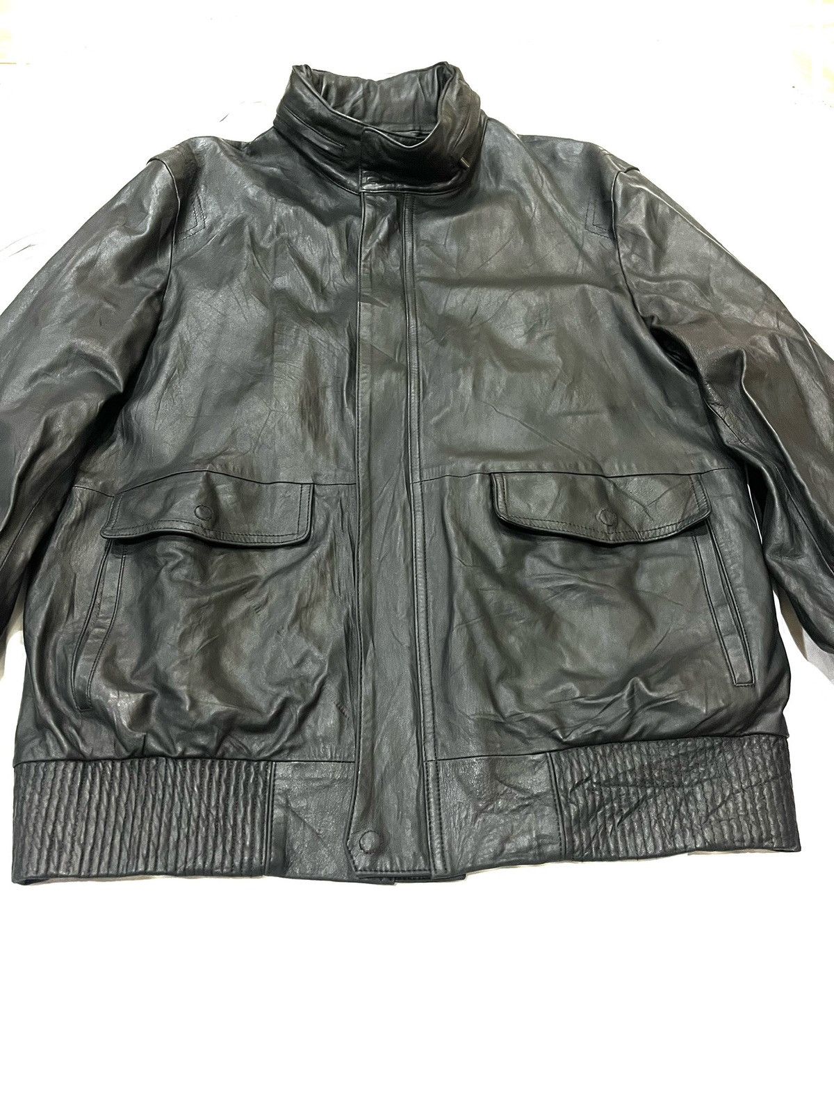 Burberry Authentic BURBERRY Sheepskin Leather Jacket Size US L / EU 52-54 / 3 - 5 Thumbnail