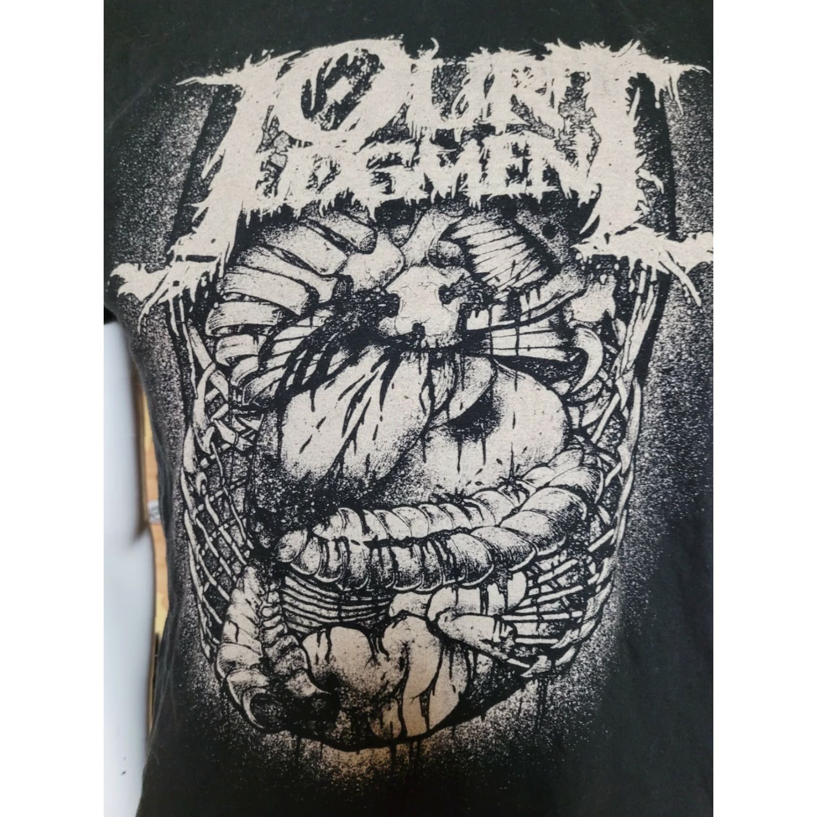 Tultex Our Judgement T Shirt Medium Black 00s Band Rock Tultex 100% Cotton Graphic Tee Mens Mens Size US M / EU 48-50 / 2 - 2 Thumbnail