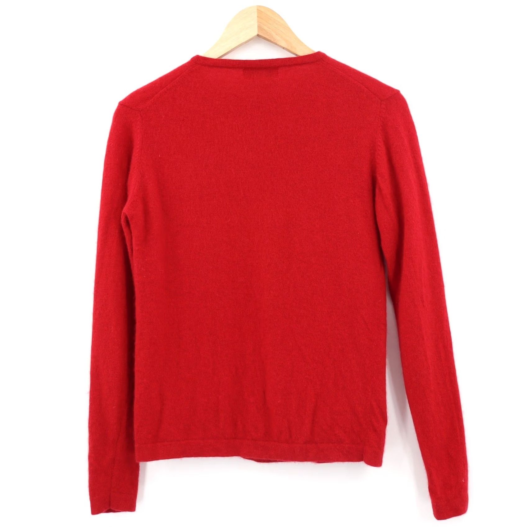 Vintage Sutton Studio Women's Sweater Shirt? (Original title is "Sutton Studio Women's Cashmere Long Sleeve Sweater Red Sz M") Size M / US 6-8 / IT 42-44 - 2 Thumbnail