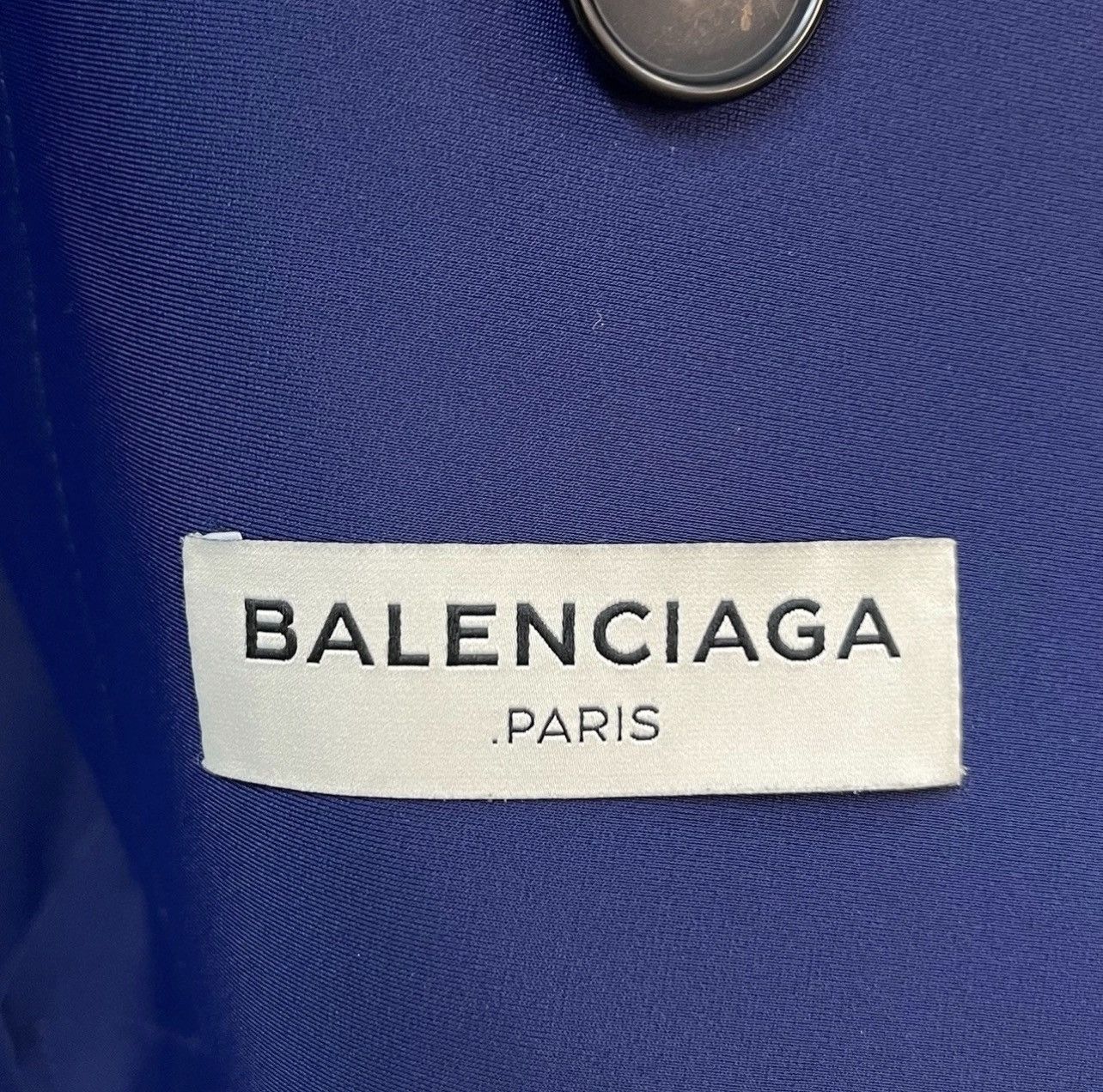Balenciaga Balenciaga Paris Leather Peacoat – Men’s Size 44 Size US S / EU 44-46 / 1 - 6 Thumbnail