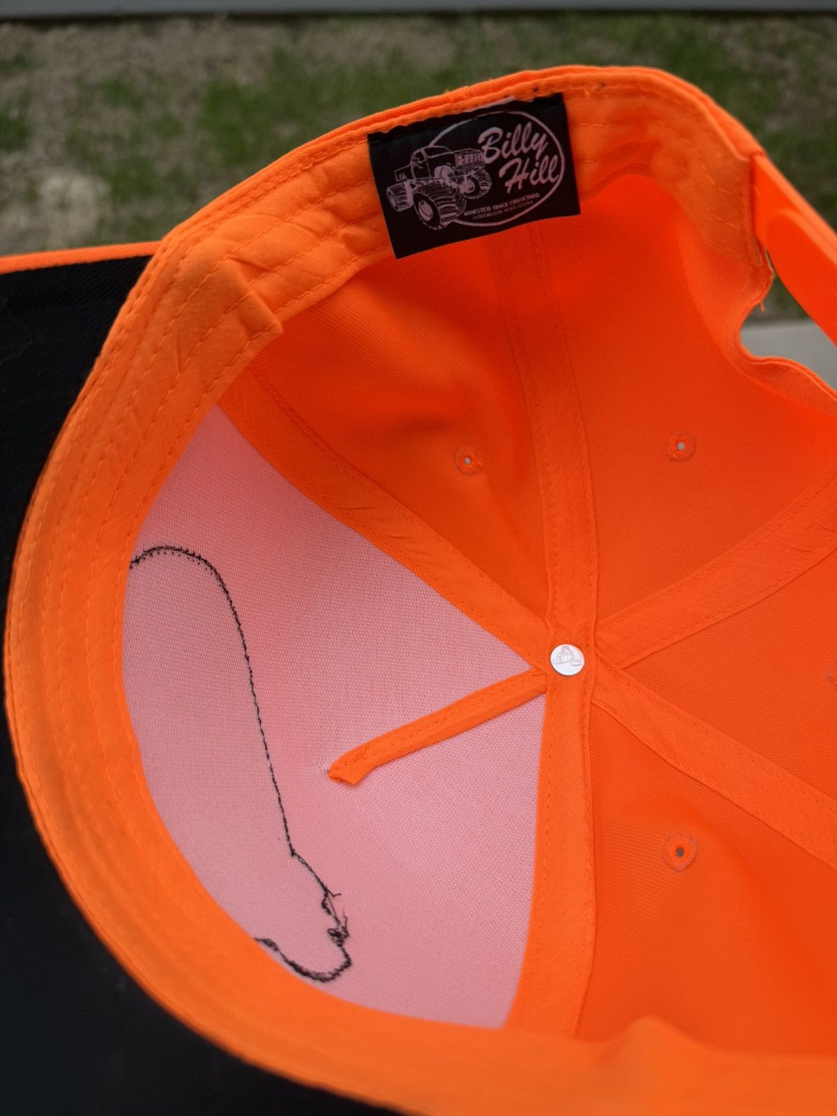 Billy Hill Billy Hill Orange Trucker Hat Size ONE SIZE - 4 Thumbnail
